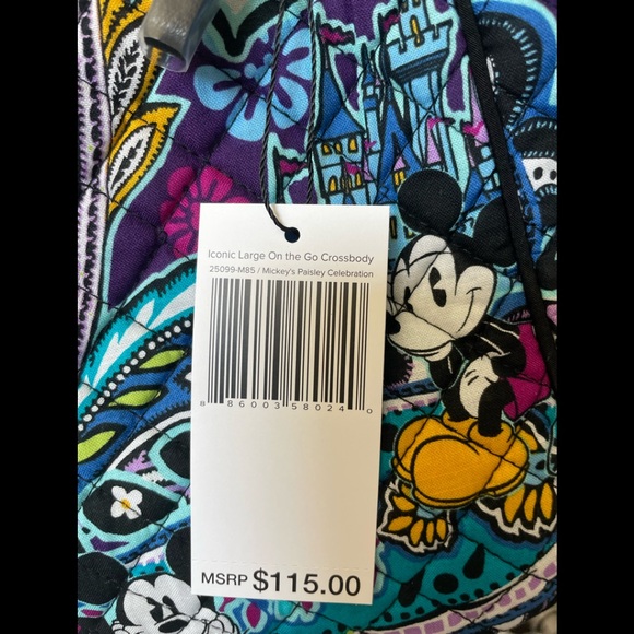 Vera Bradley MICKEY MOUSE on the go Crossbody - Picture 4 of 11